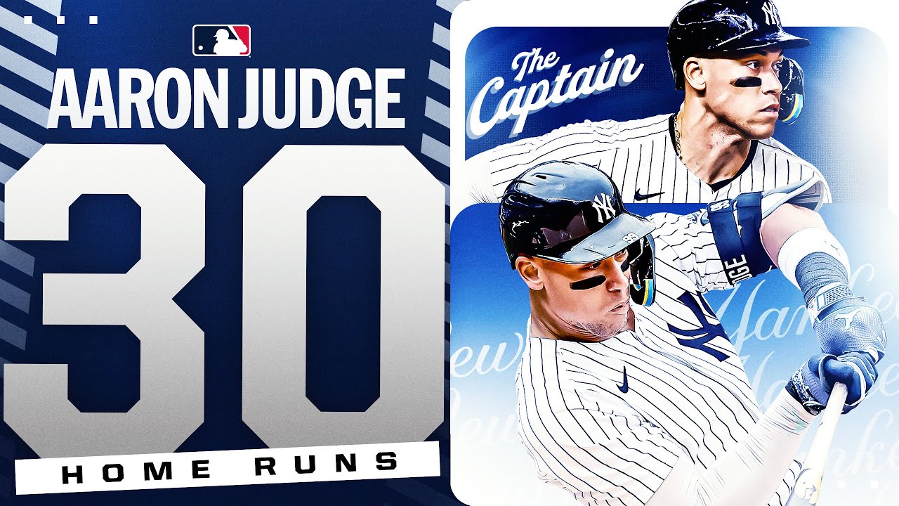FIRST TO 30 HOMERS! All 30 homers from Aaron Judge in 2024!