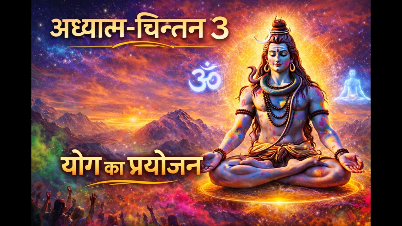 अध्यात्म-चिन्तन 3 1 March 2026 #yoga #spirituality #humanity #divinepower