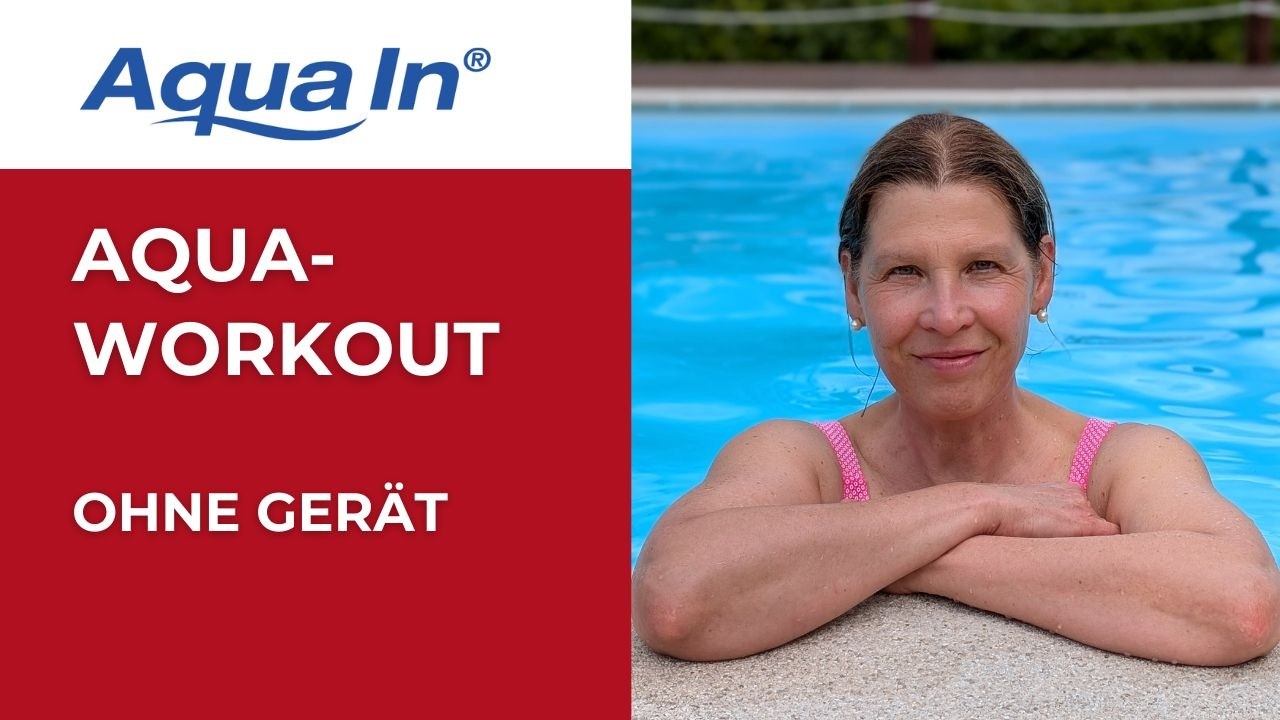 Effektives 30 Minuten Ganzkoerpertraining mit Aquafitness Aquajogging Schwimmen