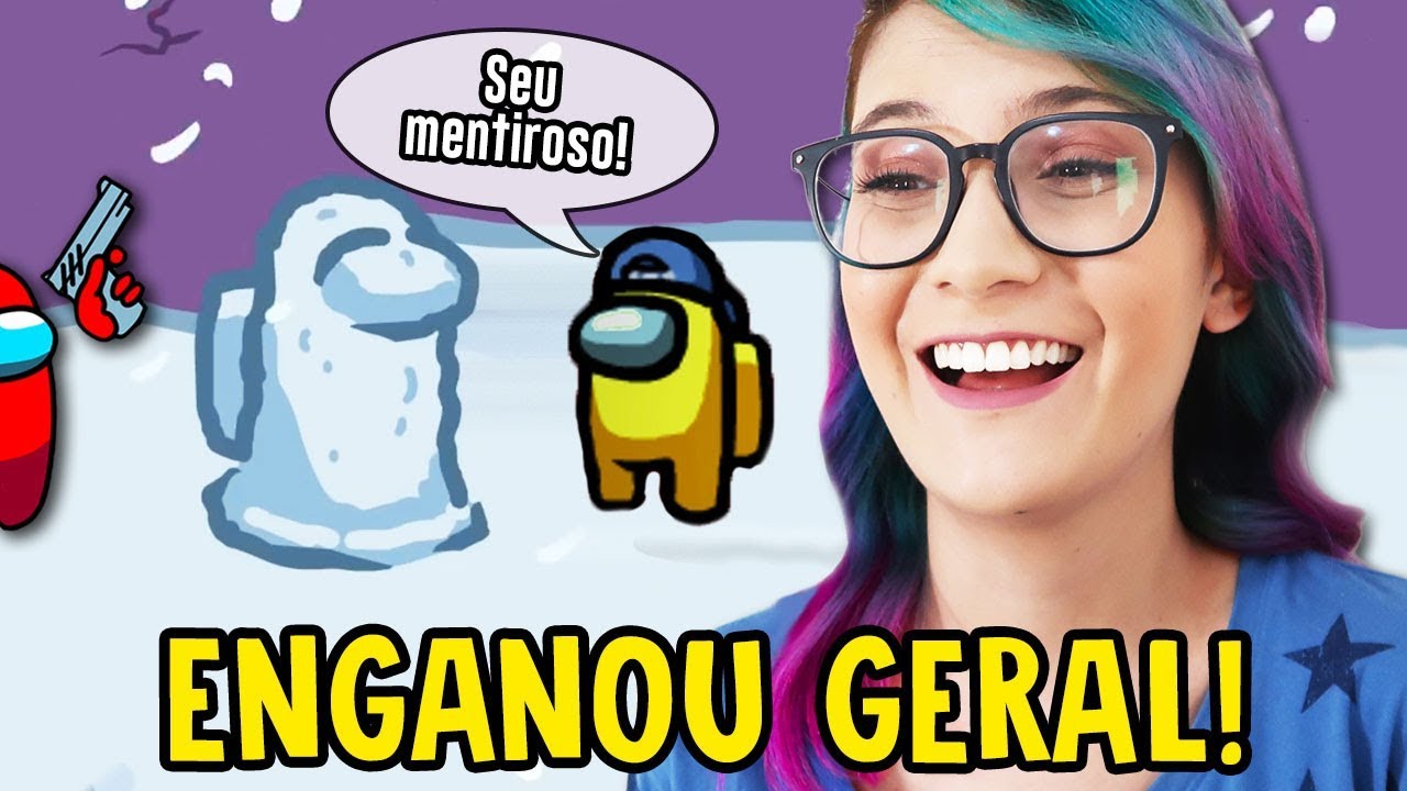As MENTIRAS dos 3 IMPOSTORES em Among Us!