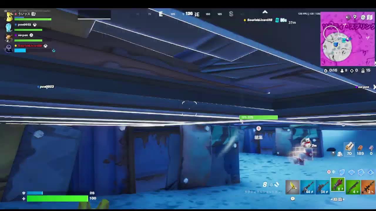 Fortnite　ORIGIN アイスストームイベント