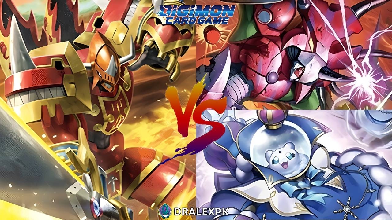 Digimon TCG | Red Hybrid E-43 | vs Styracomon, Skadimon (EX11-DCGO)