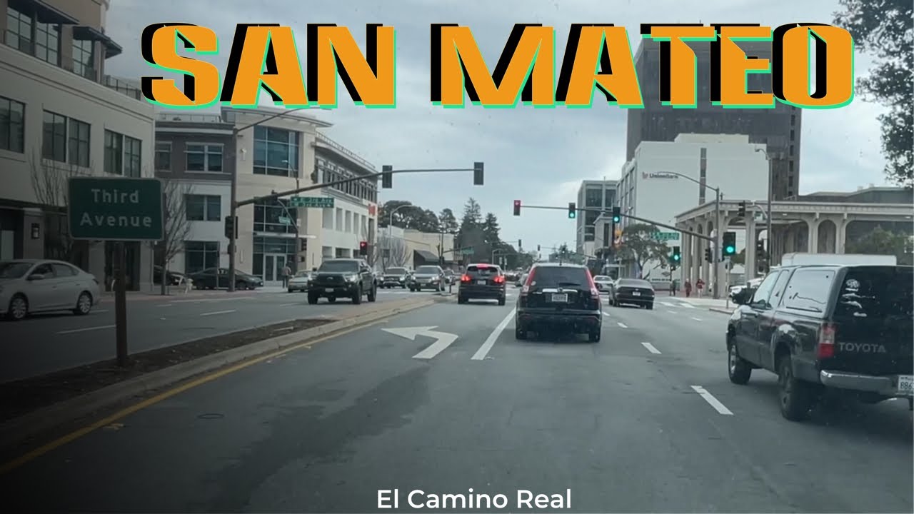 Burlingame , San Mateo , San Carlos California Drive- ( El Camino Real )