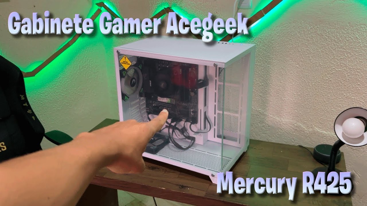 Gabinete Gamer Mercury R425 -  Custo Benefício