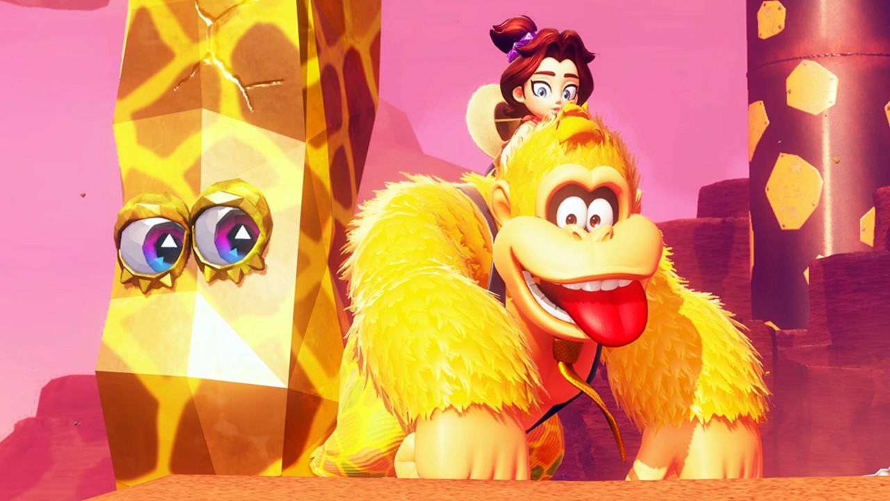 Donkey Kong Bananza - 100% Walkthrough Part 4 - Canyon Layer (All Bananas & Fossils)
