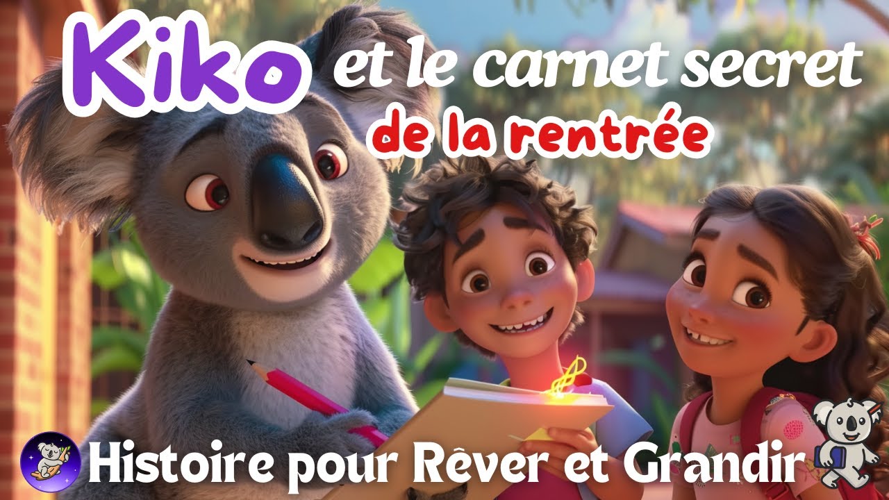 Kiko et le carnet secret de la rentrée 🎒| Histoire pour s’endormir | Pour enfant spécial rentrée 📚