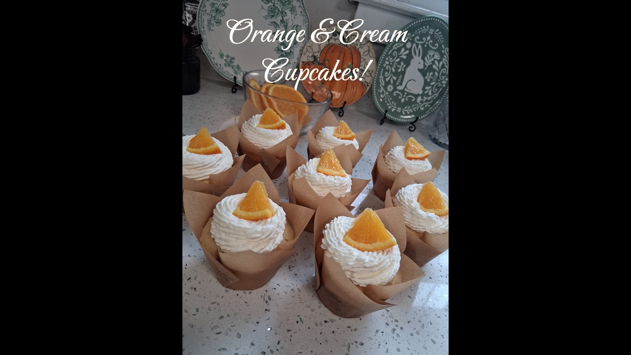 Orange and Cream Cupcakes *My Very Own*