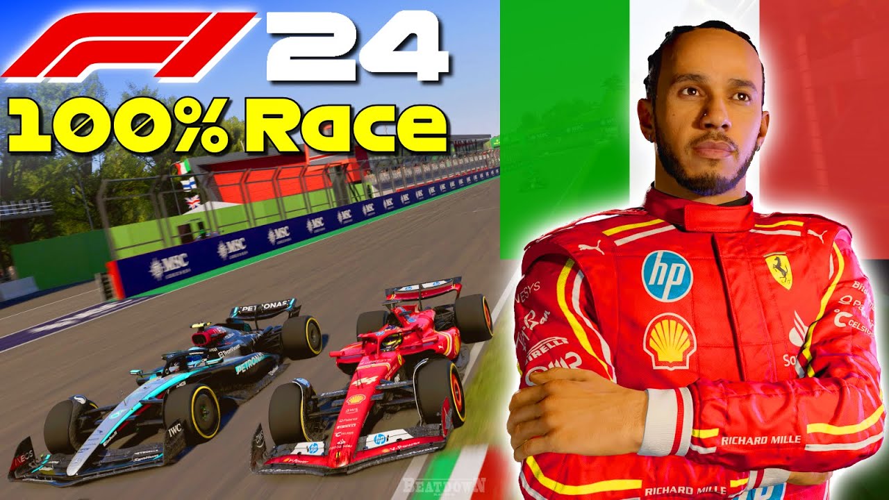F1 24 - Hamilton Goes To Ferrari #7: 100% Race Imola