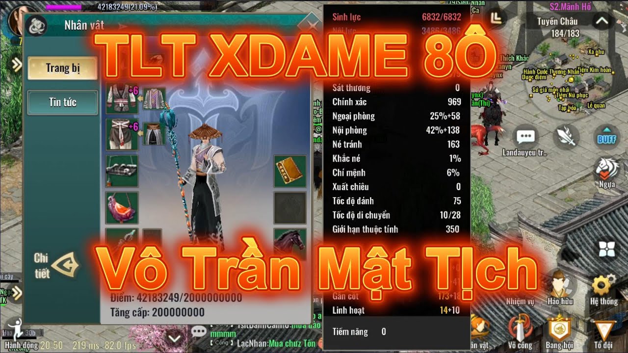 Review TLT Xdame 8Ô Với Mật Tịch Môn Phái, Tăng Điểm Tiềm Năng Và Yếu Quyết