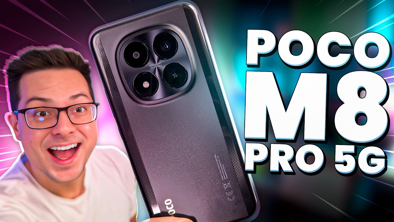POCO M8 Pro! O INTERMEDIÁRIO que SUBIU o NÍVEL da XIAOMI! 🚀