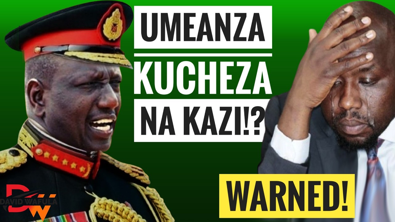 RUTO THROWS FIT AS THEFT SKYROCKETS IN NAIROBI UNDER MURKOMEN'S WATCH!