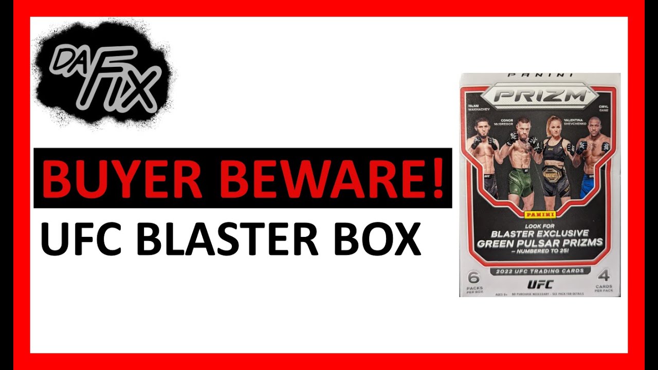 😱MUST SEE!😱| 2022 UFC Prizm Blaster Box | Rip & Review | Walmart Panini Sports Cards