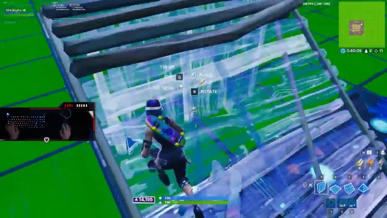 SEN Bugha vs RS ClarityG Creative 1v1 INSANE PRO NA BUILD FIGHTS