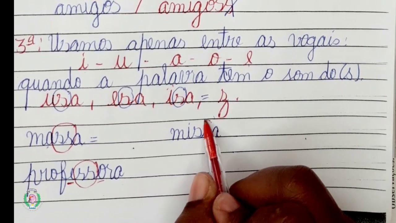 Aula de Língua Portuguesa  da 2ª Classe-estudo do duplo s [ss]