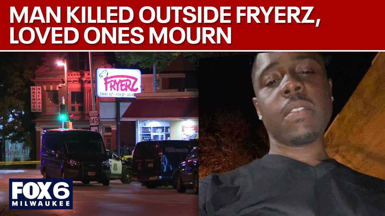 Vigil held for Milwaukee man shot, killed outside Fryerz | FOX6 News Milwaukee