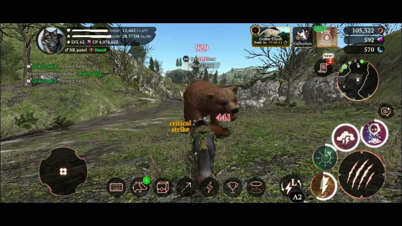 The Wolf Game Video/ New Map 😱#new #games #gamer #gaming #blackwolf #best #bestgame #trending 