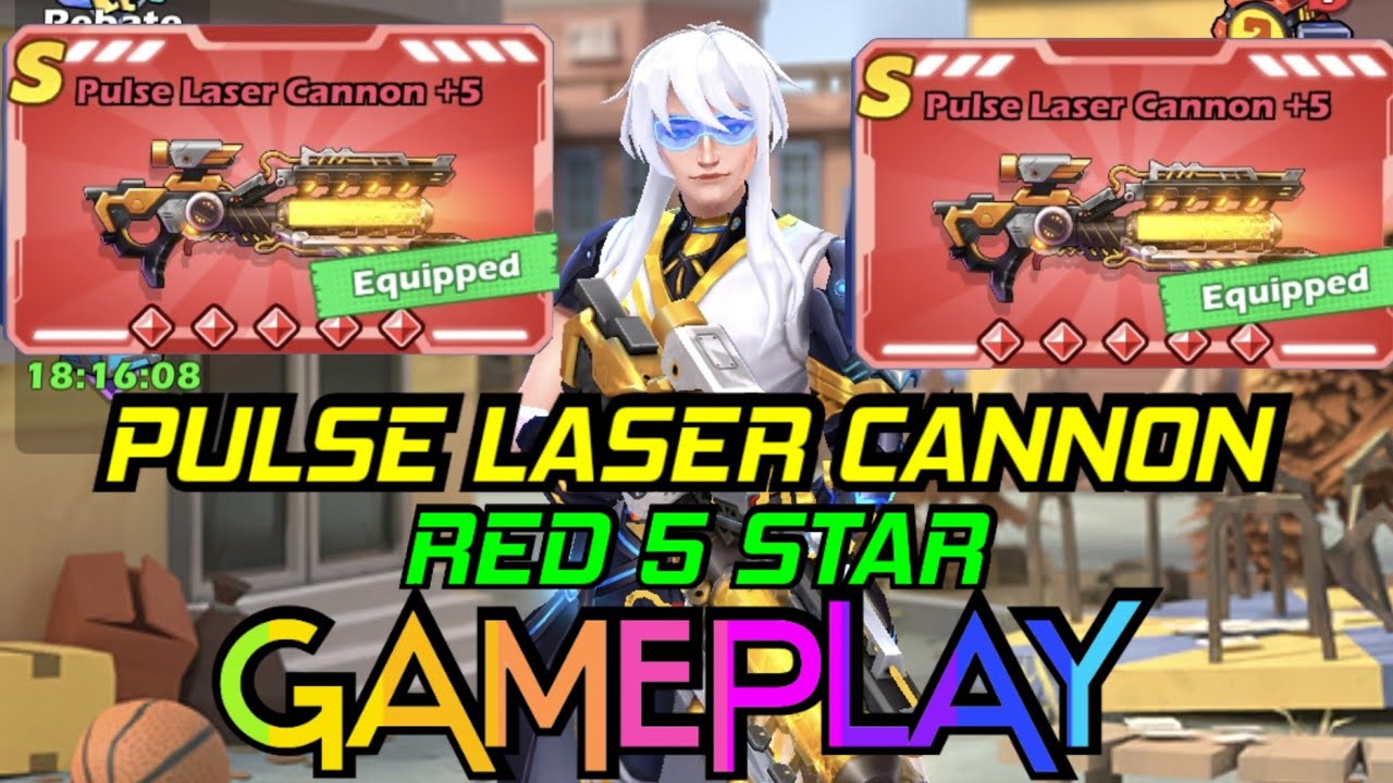 Zombie Waves | Pulse Laser Cannon Red 5 Stars Gameplay