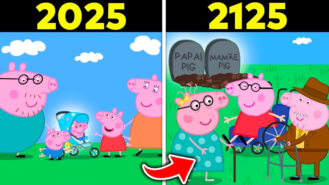 TUDO Sobre o Maior Mistério de PEPPA PIG: porque NINGUÉM ENVELHECE!
