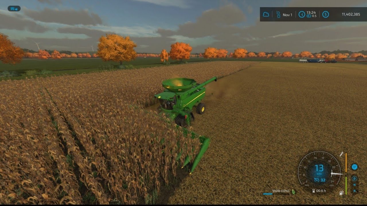 Fs22 Corn harvest, New Bartelshagen 2022 ep1