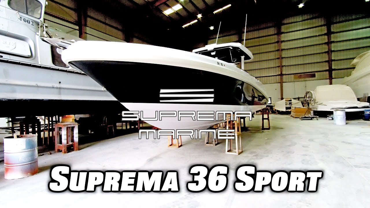 قارب سوبريما ٣٦ قدم الرياضي الجديد - New Suprema 36ft Sport Boat