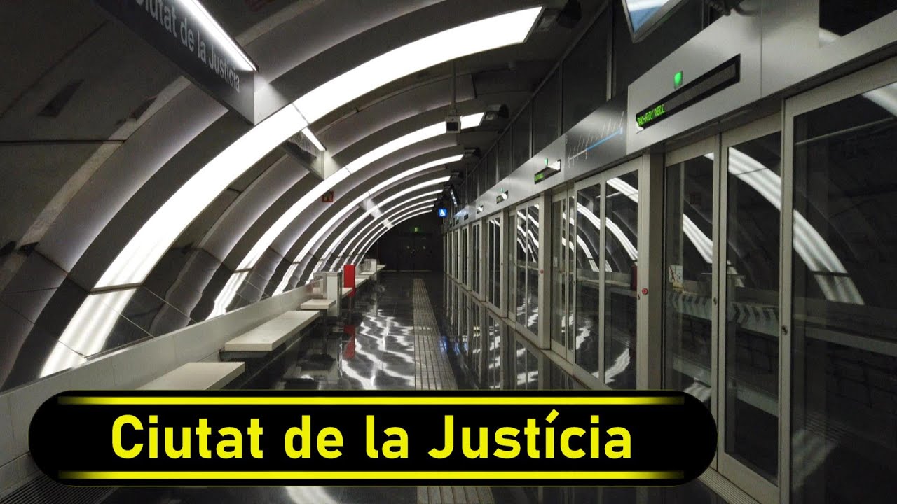 Metro Station Ciutat de la Justícia - Barcelona 🇪🇸 - Walkthrough 🚶