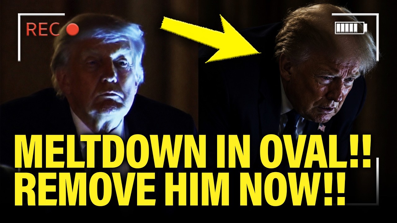 Trump has PSYCHOTIC MELTDOWN in OVAL as WHEELS COME OFF!!!