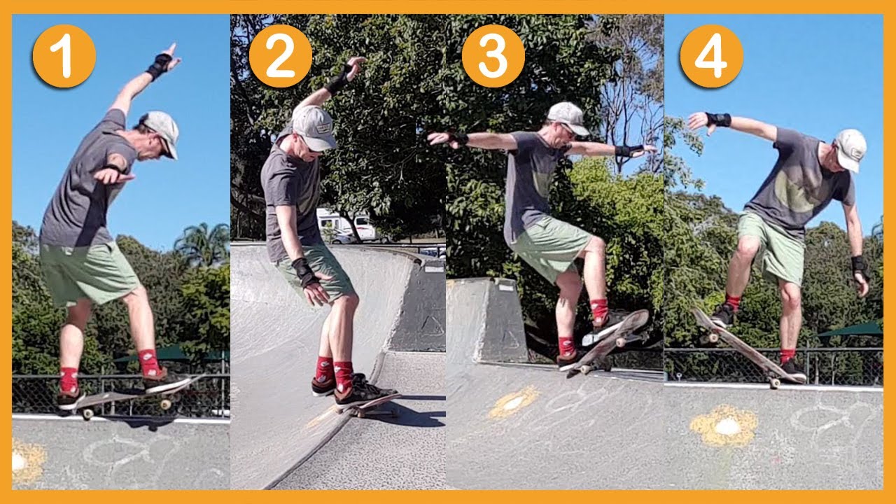 4 Transition Tricks (FS feeble, FS 5-0, fakie BS pivot, fakie BS pivot)