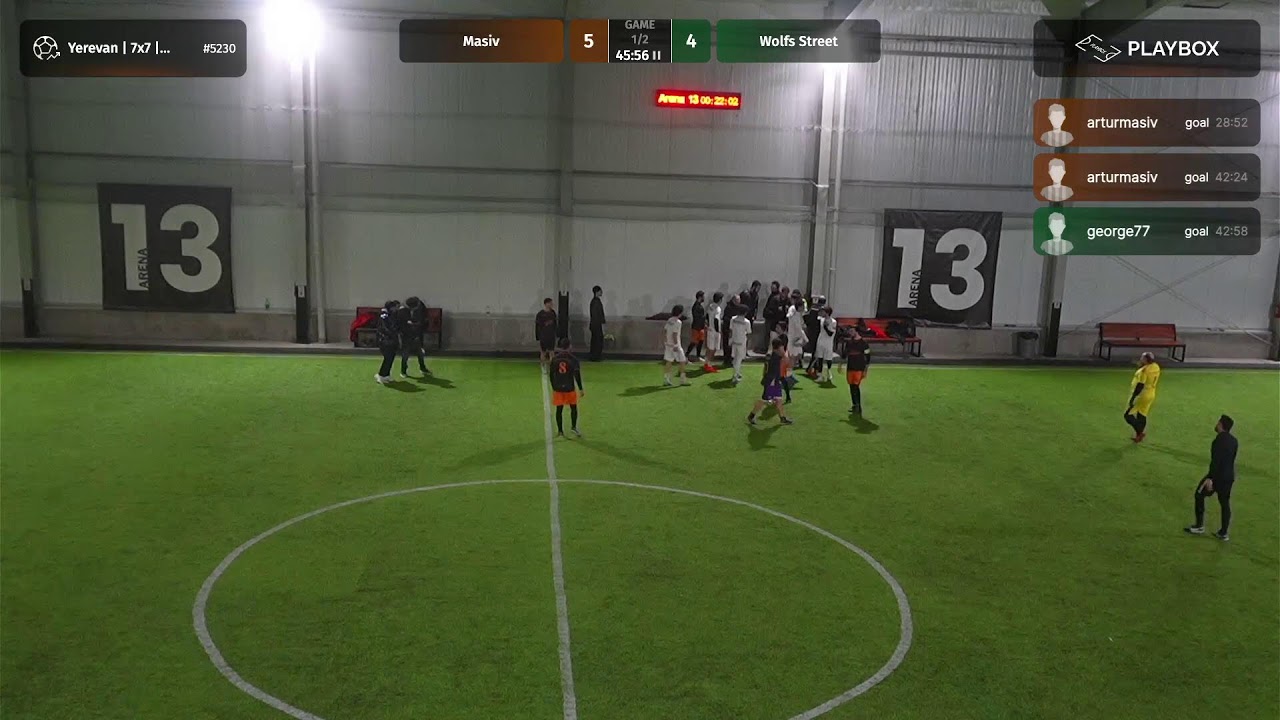 Playbox League 7x7 Masiv vs Wolfs Street