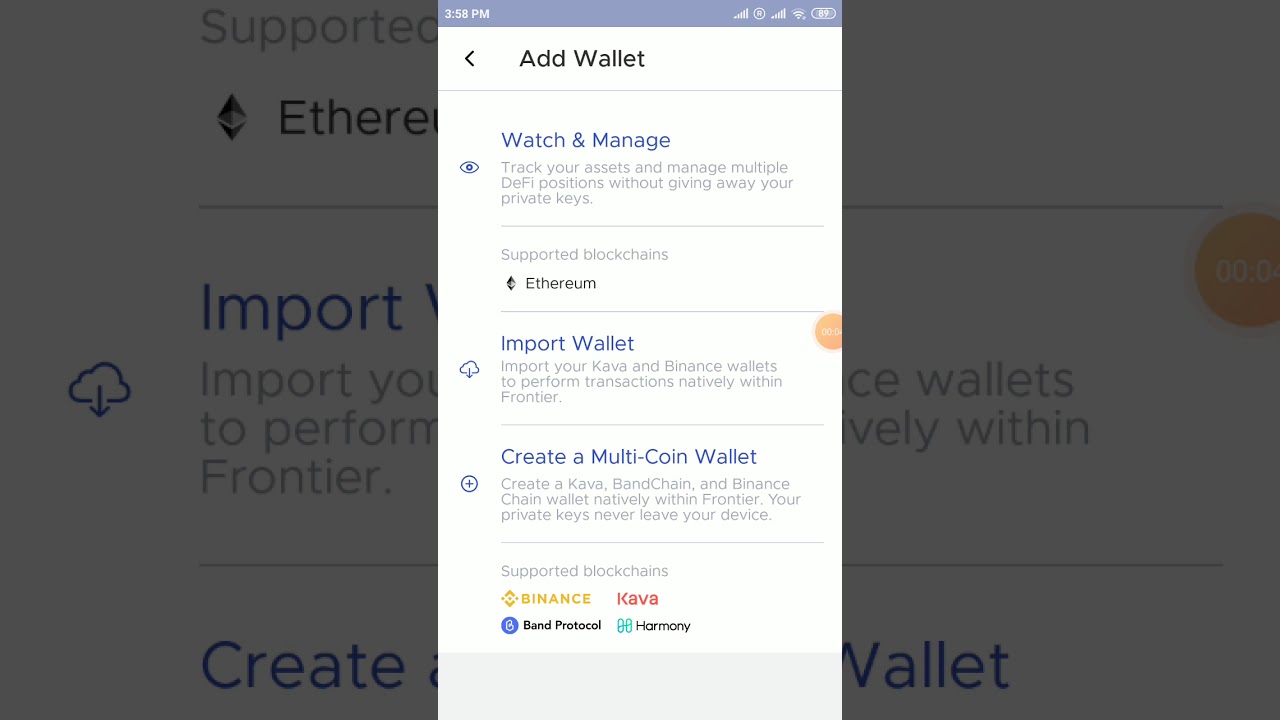 Frontier wallet Full review