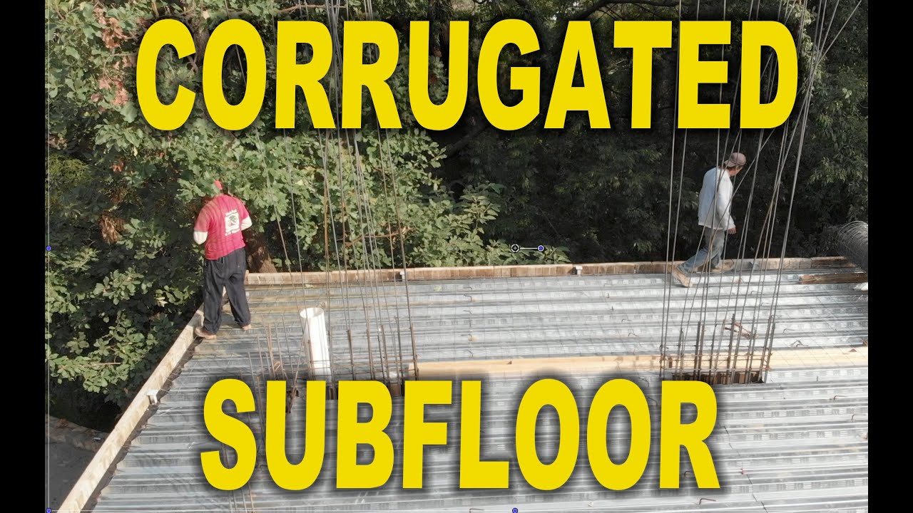 11.  Installing Corrugated Steel Lid Base for concrete floor and ceiling | Losa Acero