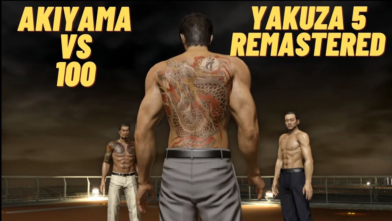 Akiyama vs 100 - Yakuza 5 Remastered 100% Trophy Guide