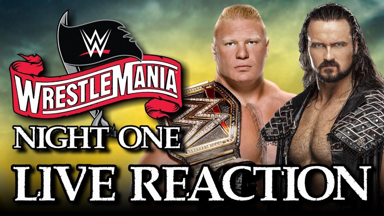 WWE WrestleMania 36 LIVE REACTION (Night 1)