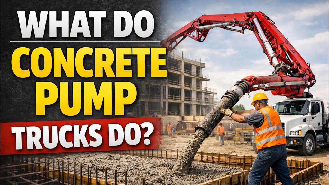 Jak działają POMPY DO BETONU! 🚧🚚🧱