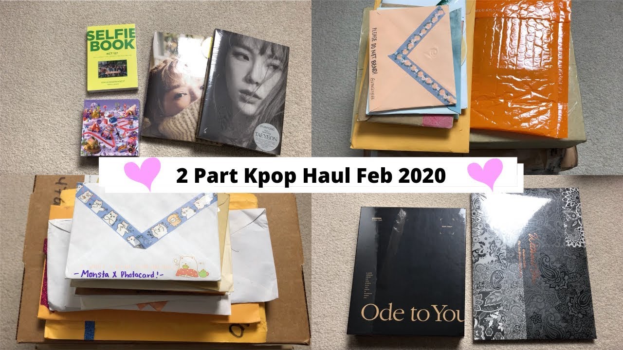 I’M BACK~ with a two part kpop haul