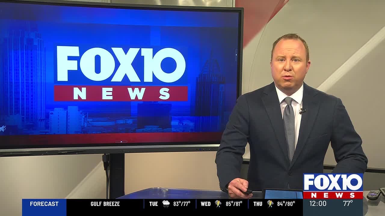 Краткий выпуск новостей FOX10 в полдень вторника