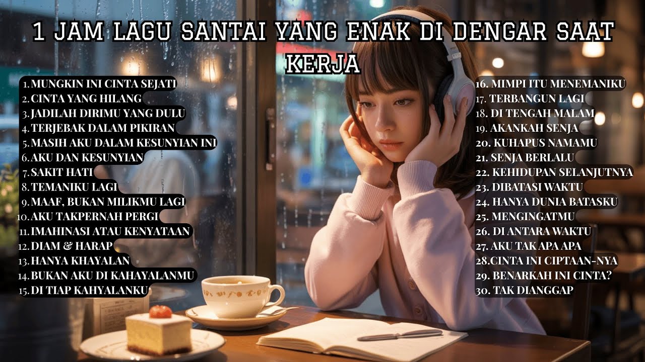 VIRAL!!! 1 Jam Lagu Santai Lo-fi Pop – Semua Tentang Cinta dan Rasa | Musik Tenang, Rindu & Kenangan