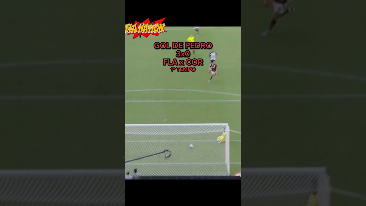 Gol de Pedro! O artilheiro marca o terceiro do Flamengo contra o Corinthians no Maracan&atilde;! #futebol