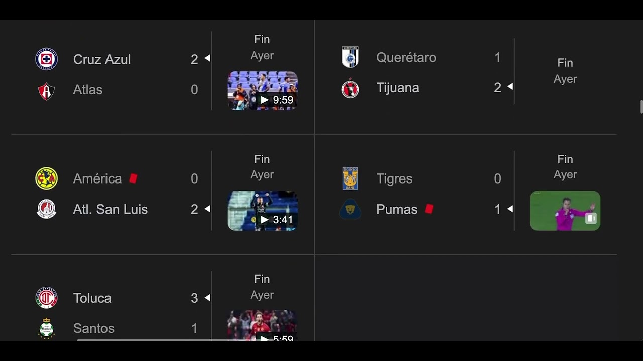 Liga MX: Jornada 2 Clausura 2026 - Resultados