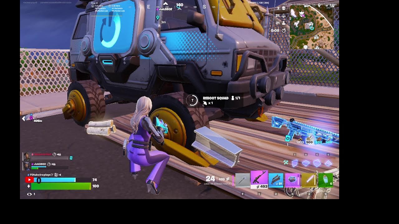 Playing fortnite