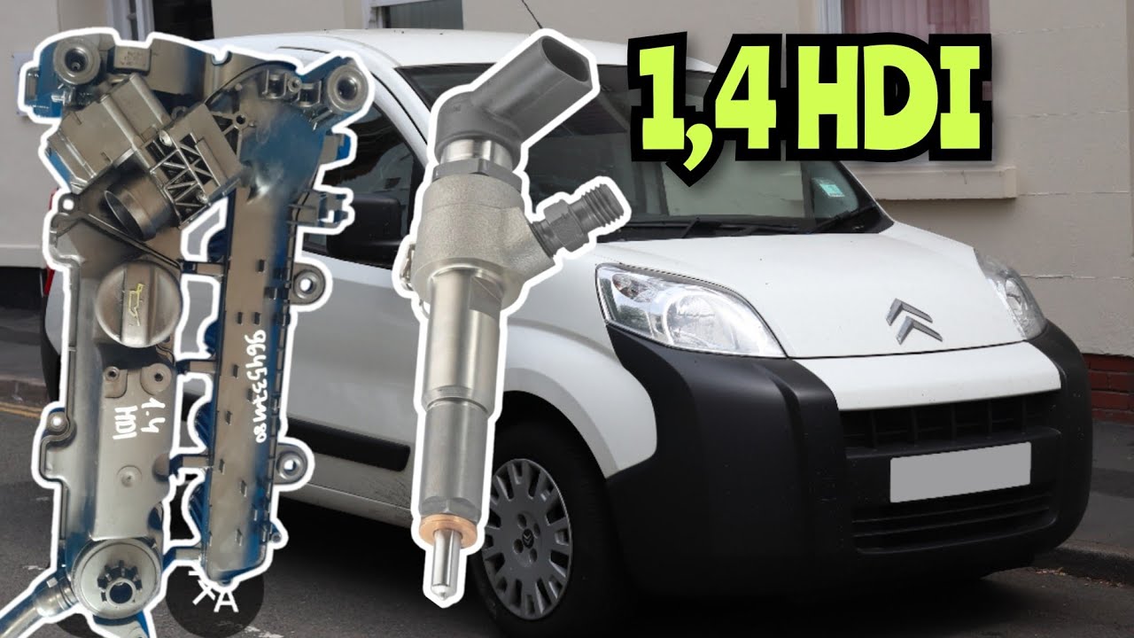 Jak wyjąć wtryski NEMO 1,4 HDI kolektor ssący pokrywe zaworów citroen wymiana podkładki pod wtrysk