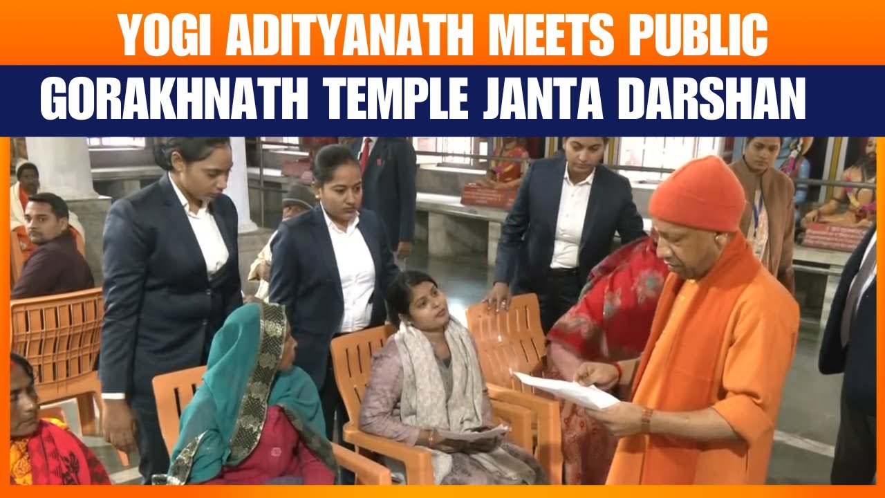 Yogi Adityanath Listens to Public Grievances at Gorakhnath Temple&rsquo;s Janta Darshan