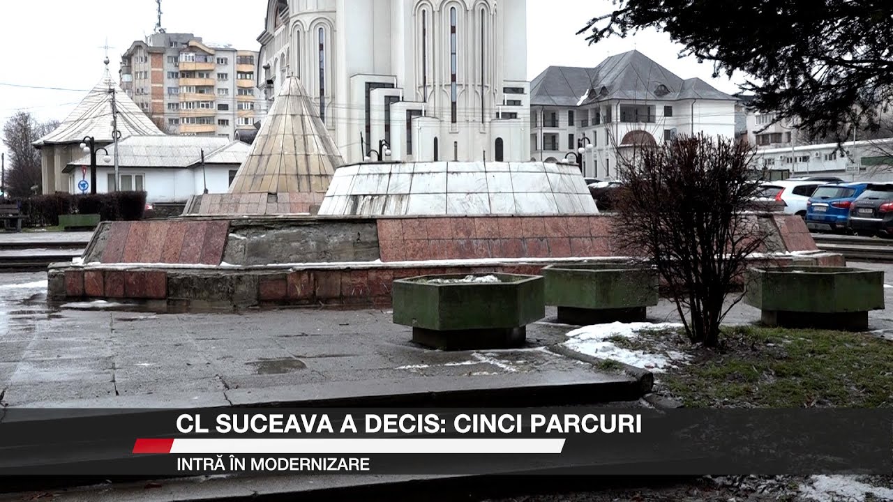 CL Suceava a decis: cinci parcuri intră în modernizare