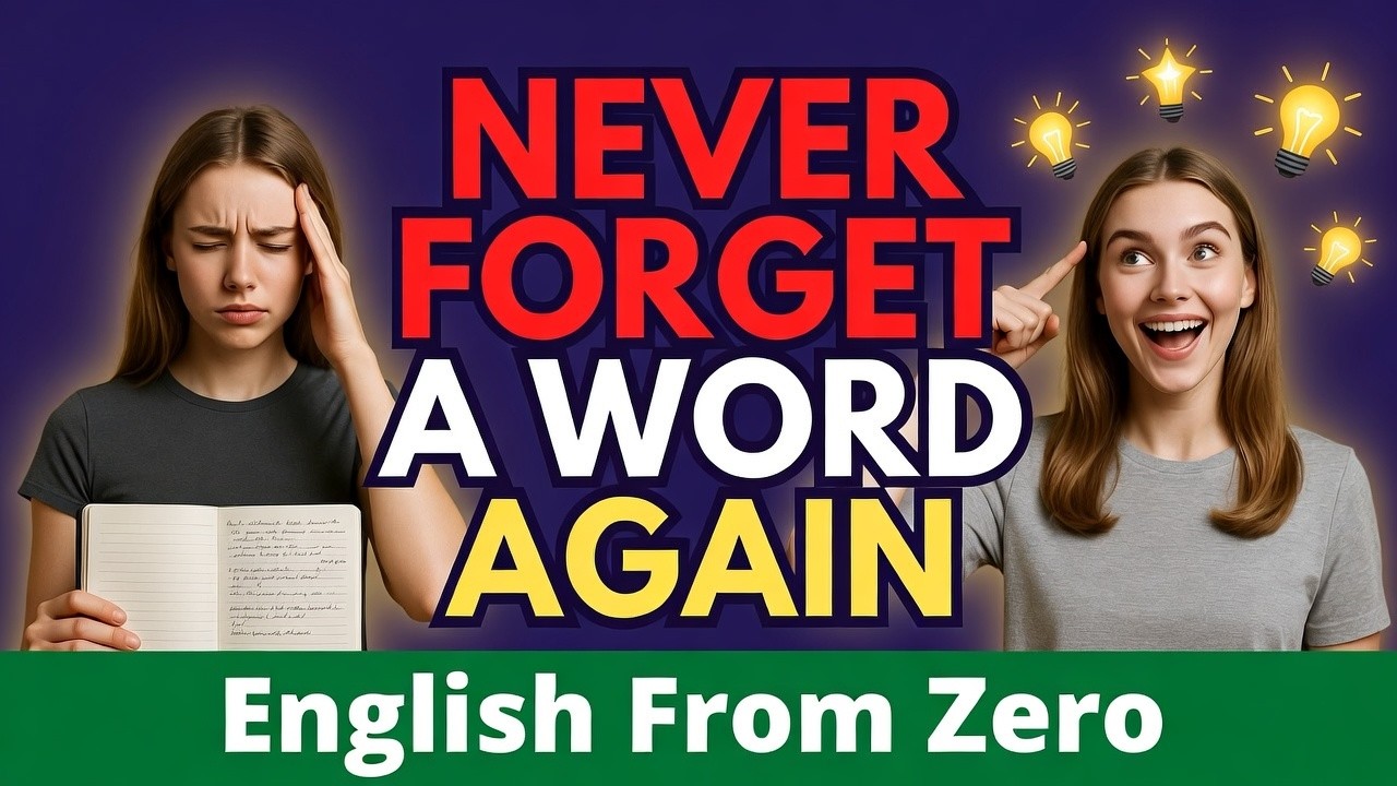 The Secret To Never Forgetting An English Word Again#EnglishLearning #LearnEnglishOnline