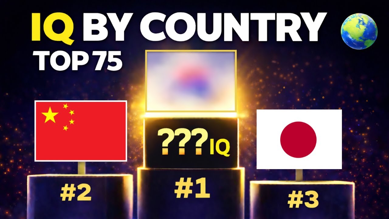 World IQ Rankings 3D | Countries Sorted by Intelligence