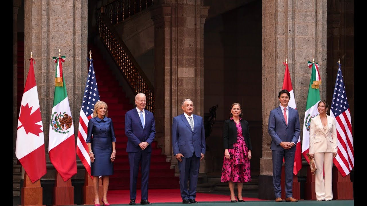 Recepción al presidente de Estados Unidos y al primer ministro de Canadá