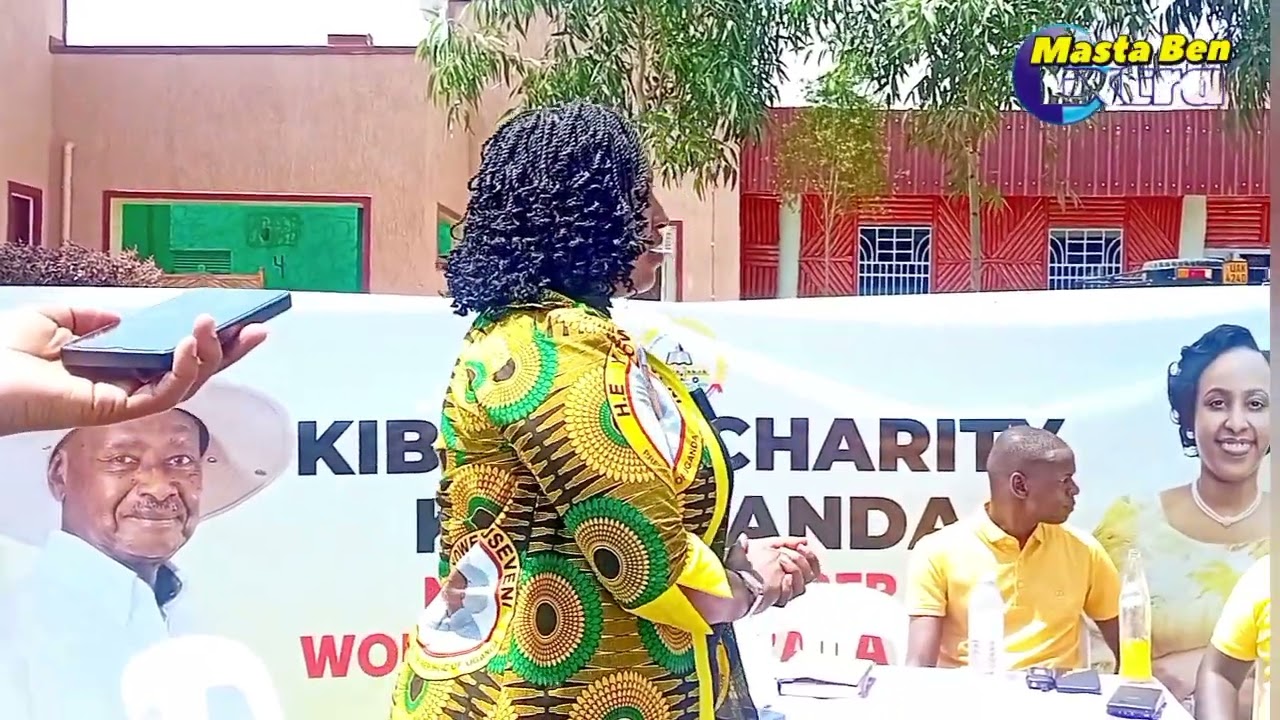 HON CHARITY KIBAJU  WOMAN MP FLAG BEARER MBARARA CITY WELCOMING NEW SUPPORTERS IN HER CAMP