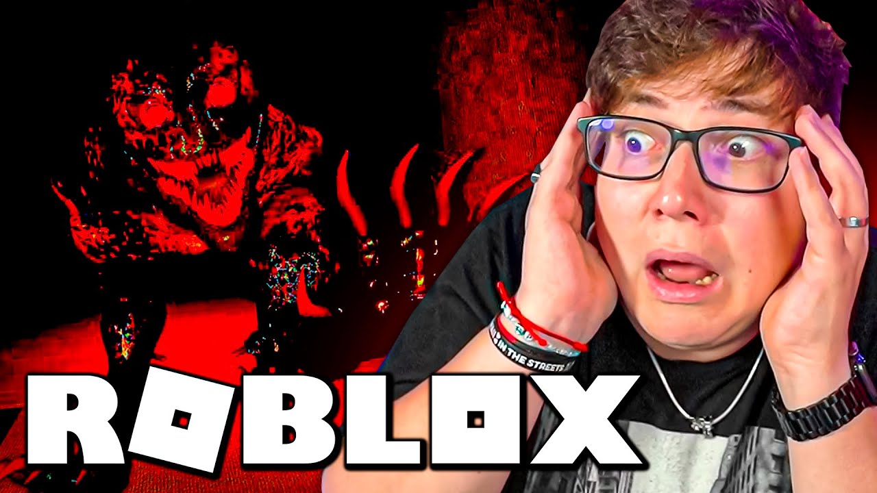 PLAYING HORROR GAMES ON ROBLOX