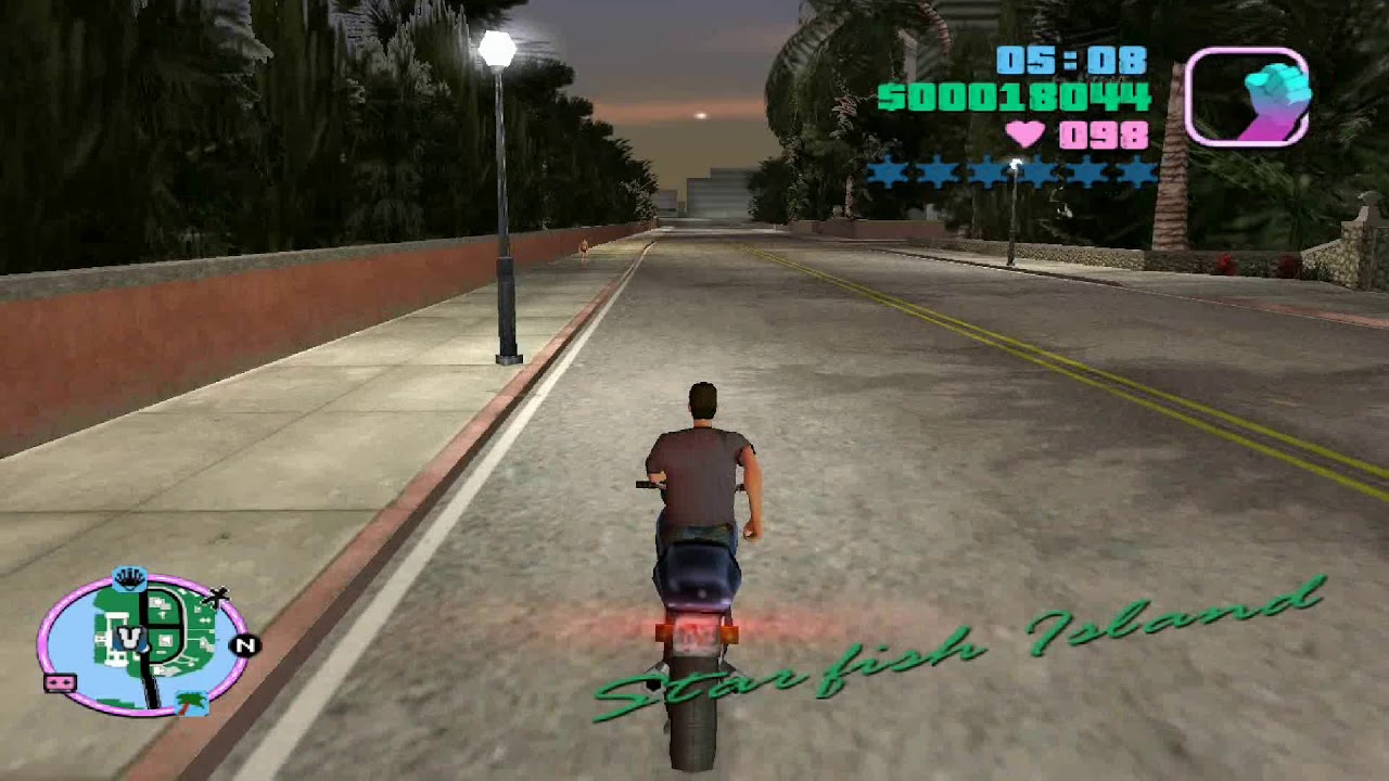 How to never fall from a bike in GTA Vice City