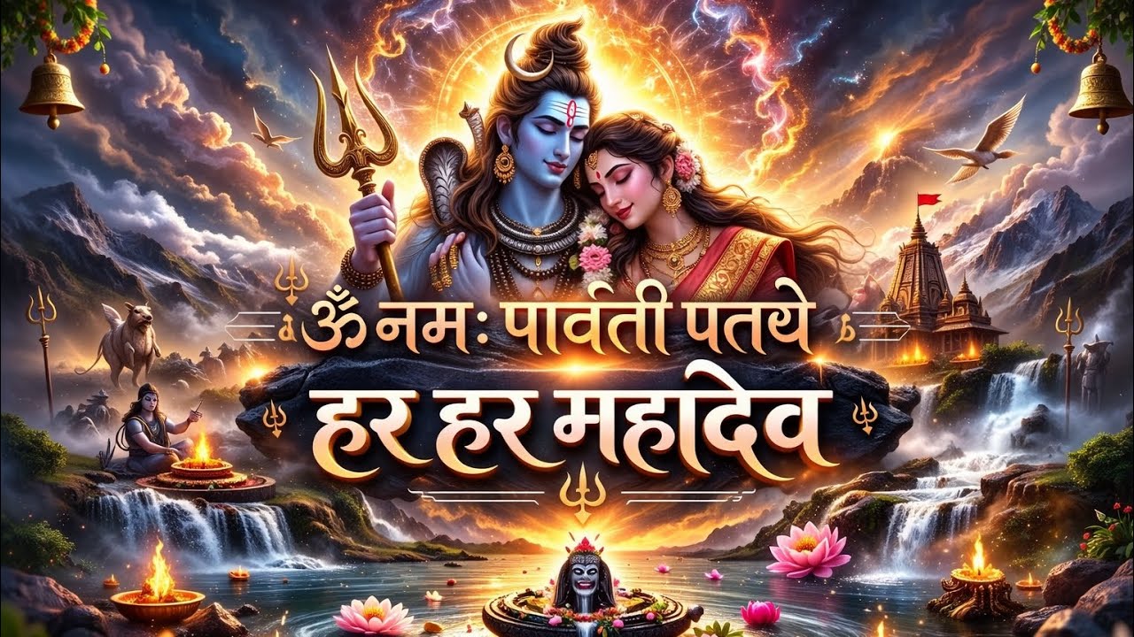 Har Har Mahadev 🔱 Om Namah Parvati Pataye | Powerful Shiv Parvati Bhajan