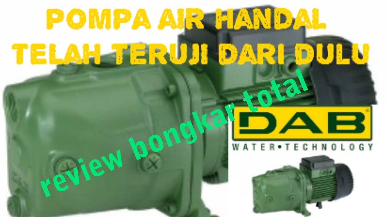 unboxing review pompa air DAB jet 132 M